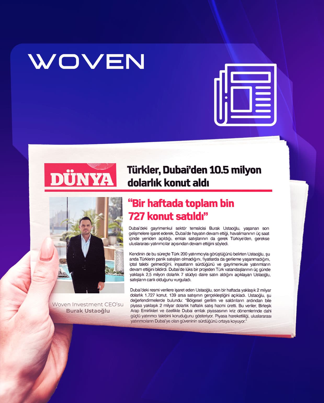 Yazılı medya - Dubai kentsel manzara