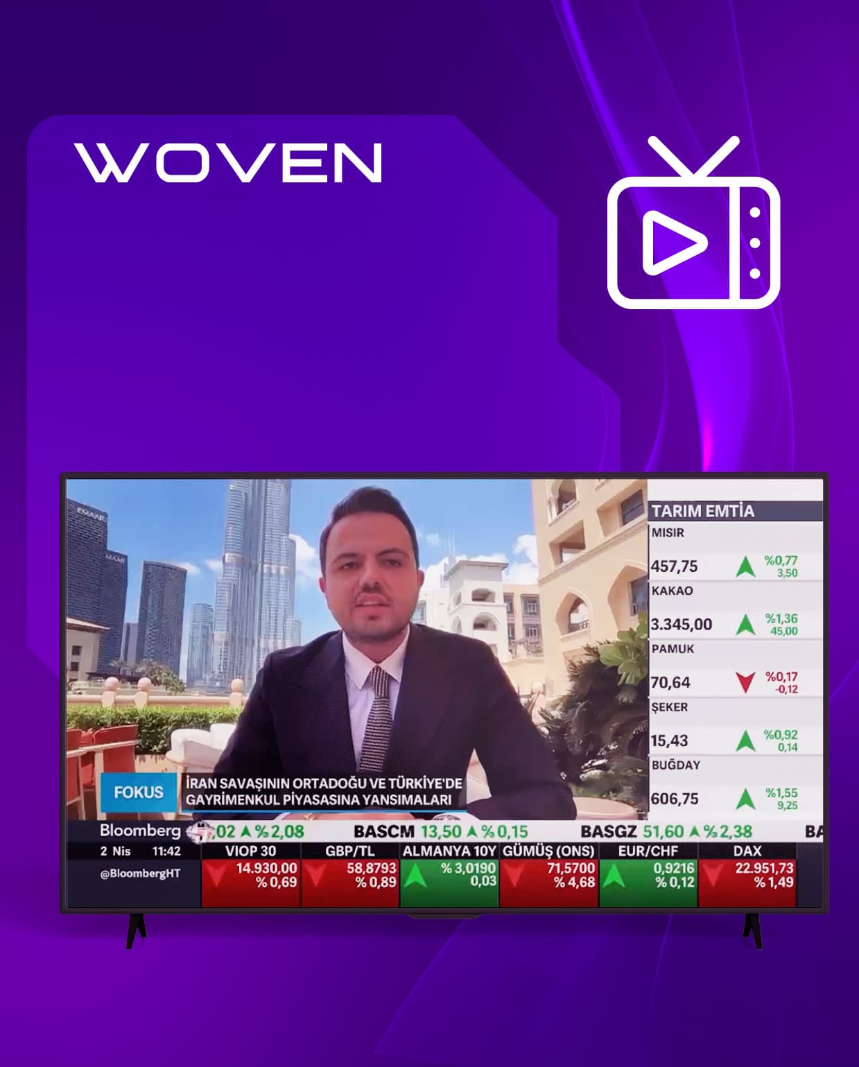 TV yayınları - Dubai simgesel yapı