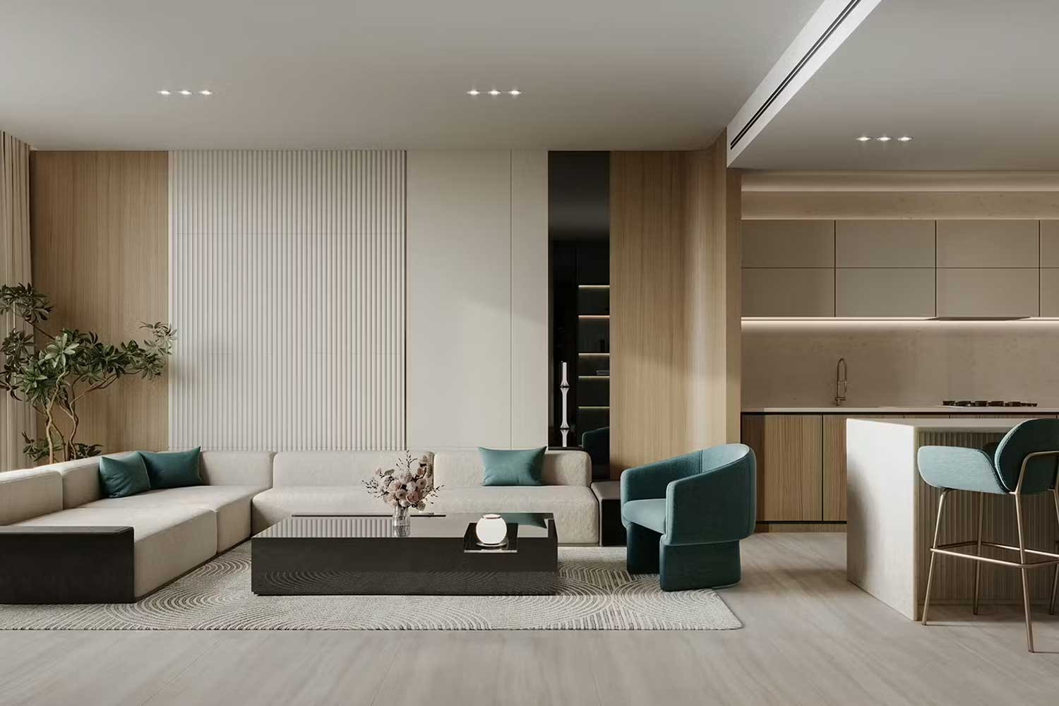 Woven Binghatti Aquarise bedroom Project