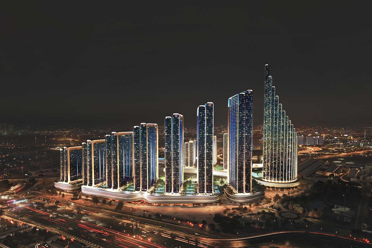 Mercedes Benz Places by Binghatti City Exterior