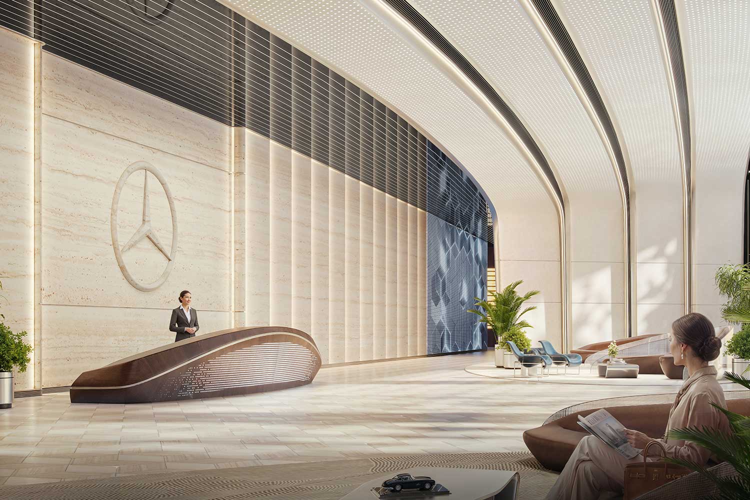 Mercedes Benz Places by Binghatti City Interior