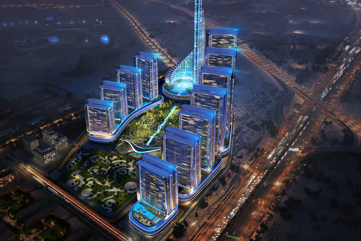 Mercedes Benz Places by Binghatti City Exterior