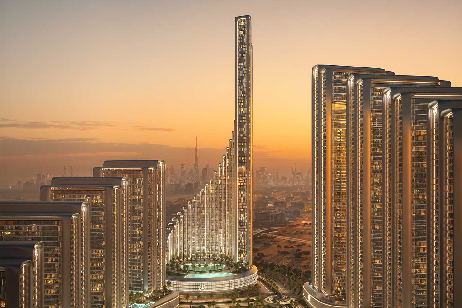 Mercedes Benz Places by Binghatti City Interior