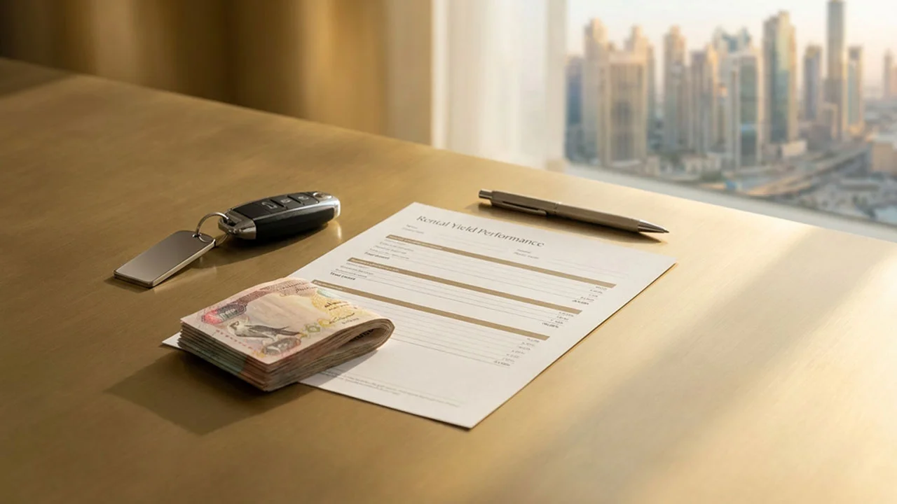 Dubai investment property rental yield performance comparison 2025