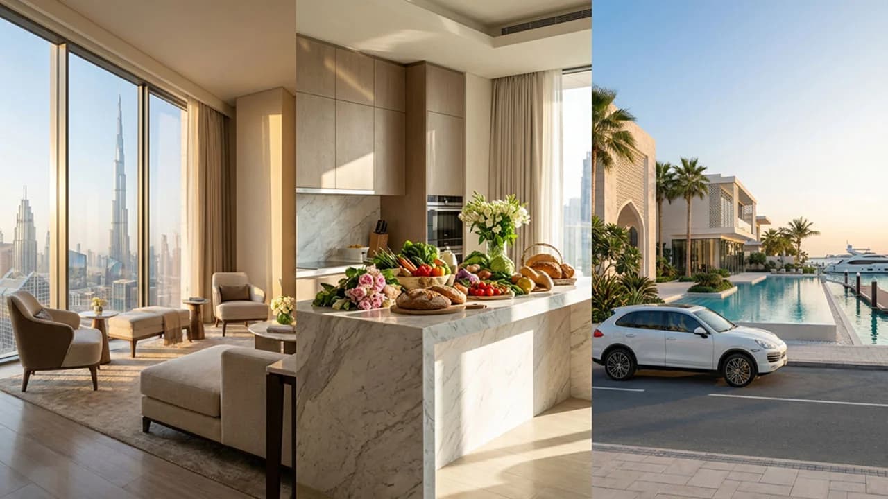 Dubai lifestyle expat living 2025 beach sunset city life