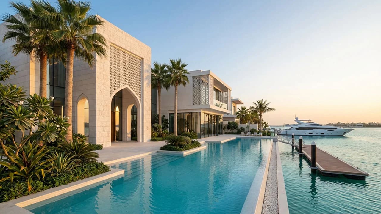 Palm Jebel Ali Nakheel luxury beachfront villas investment Dubai 2025