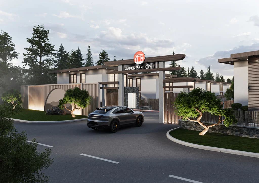 Woven Japon Zen Köyü Kocaeli İzmit Gedikli – doğayla bütünleşen lüks villa projesi