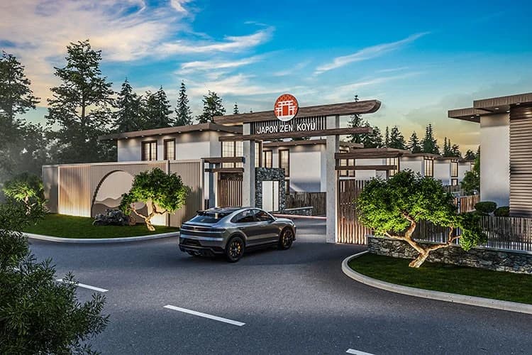 Woven Japanese Zen Village – Kocaeli Gedikli, pre-sale 2+1 villa and private Zen garden concept