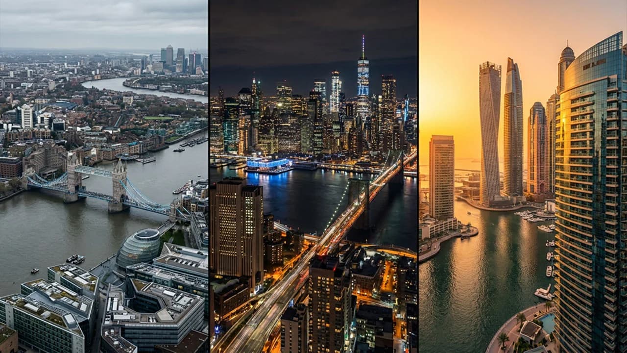 Dubai Mülk vs Londra, Singapur ve New York: 2025 Yatırım Karşılaştırması